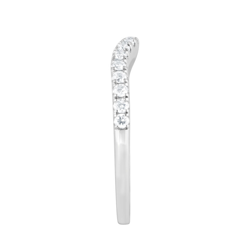 Round Lab Grown Diamond 4 1/4ctw. Three Stone Engagement Ring Set in 14k White Gold image number null