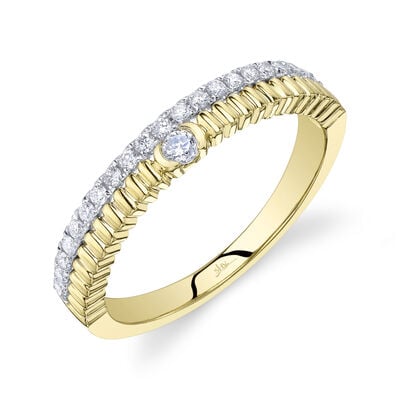 Shy Creation Diamond 1/4ctw. Fashion Ring in 14k Yellow Gold