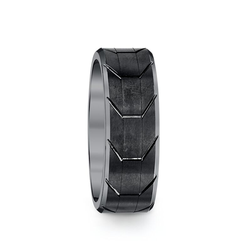 Tungsten 8 mm Comfort Fit Wedding Band by Triton image number null