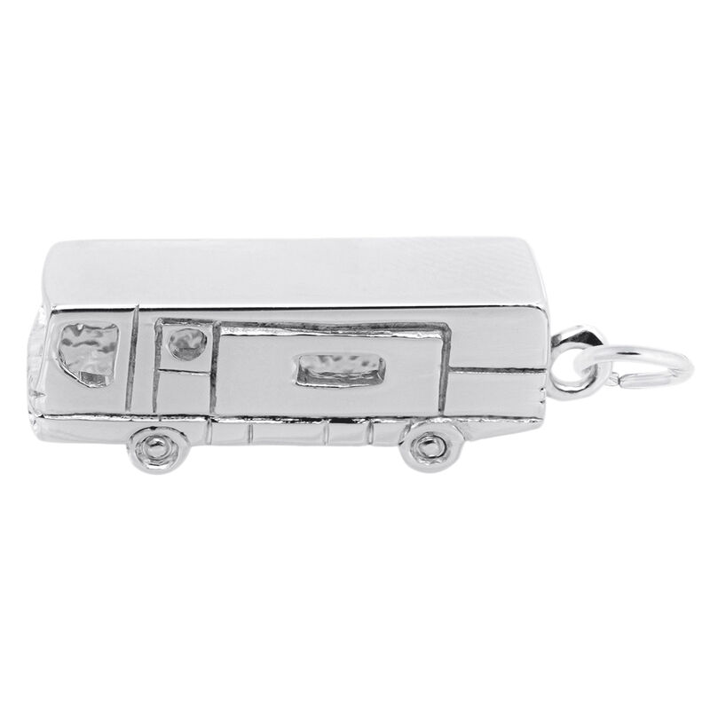 Motor Home Charm in Sterling Silver image number null