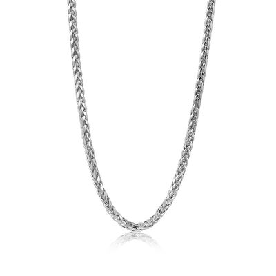 24" Palm-Link Chain in 10k White Gold