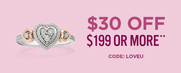 $30 OFF $199 or More**