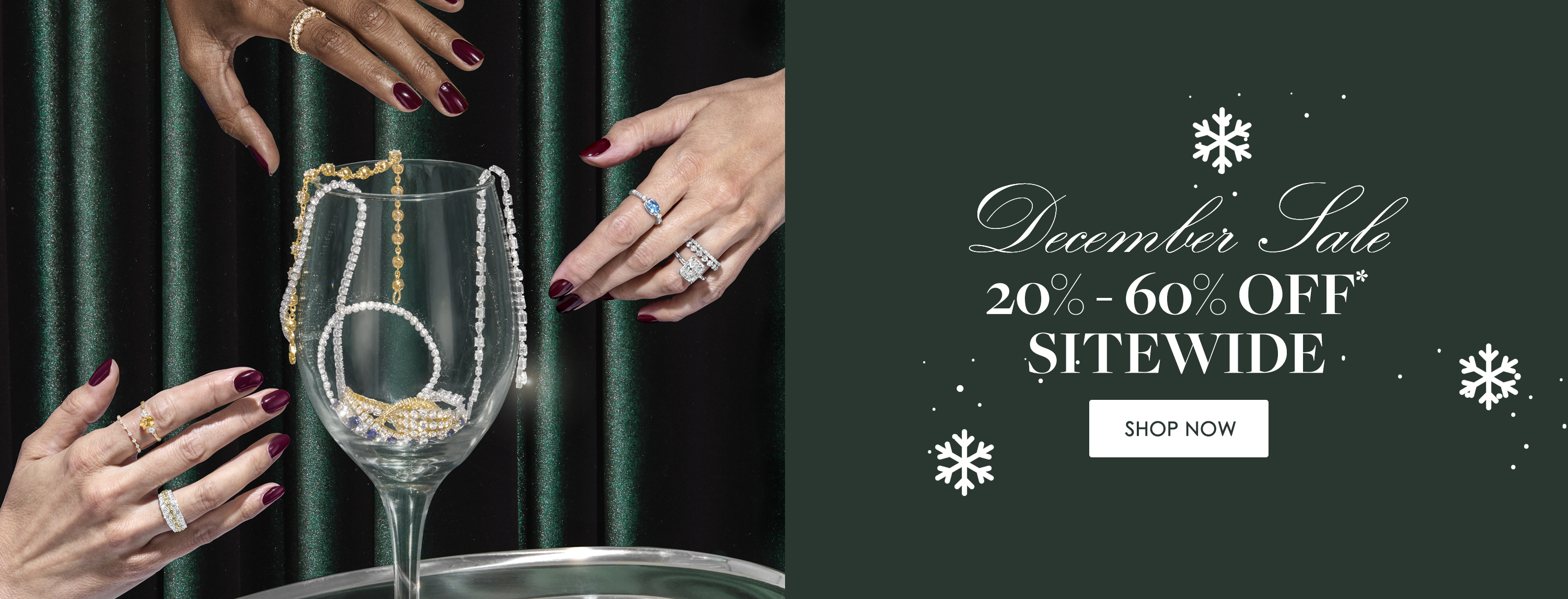 December Sale Up to 40% Off Sitewide