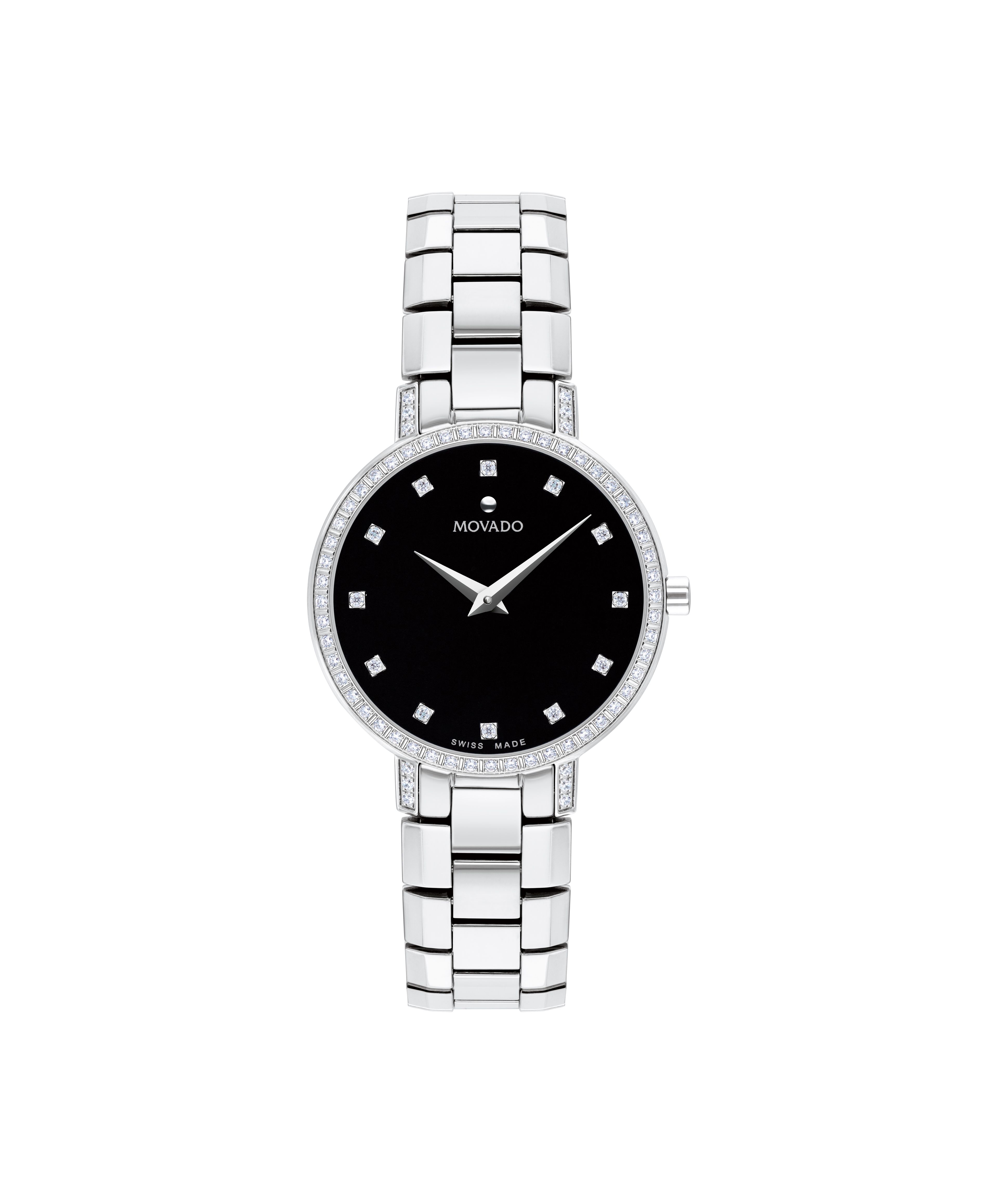 Movado Swiss Women\'s Watch model 0605974 $895 Movado Museum Classic Stainless Steel Blue Dial Watch  main image 2