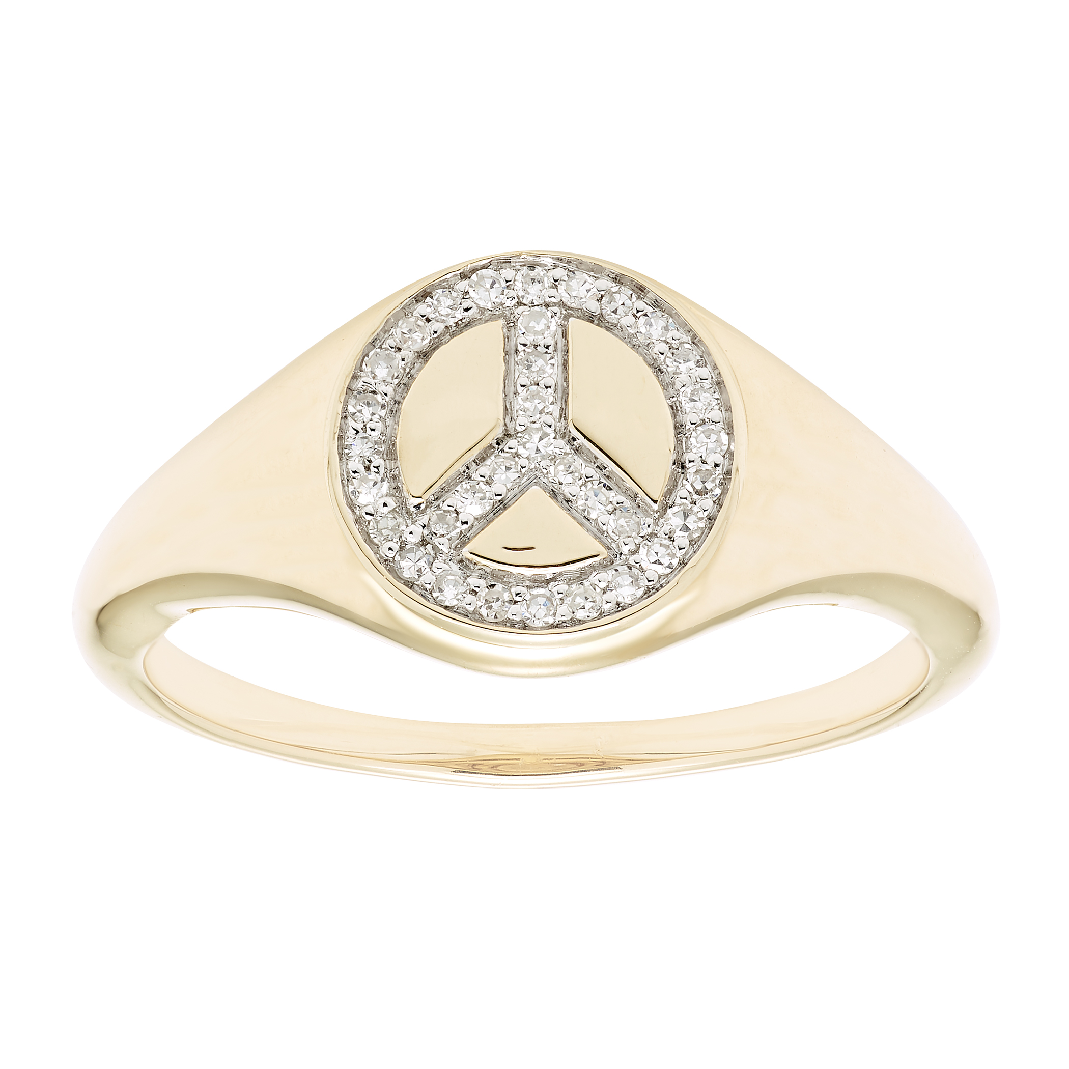 Quality Gold 14k Peace Sign Toe Ring C2085 - Paramount Jewelers