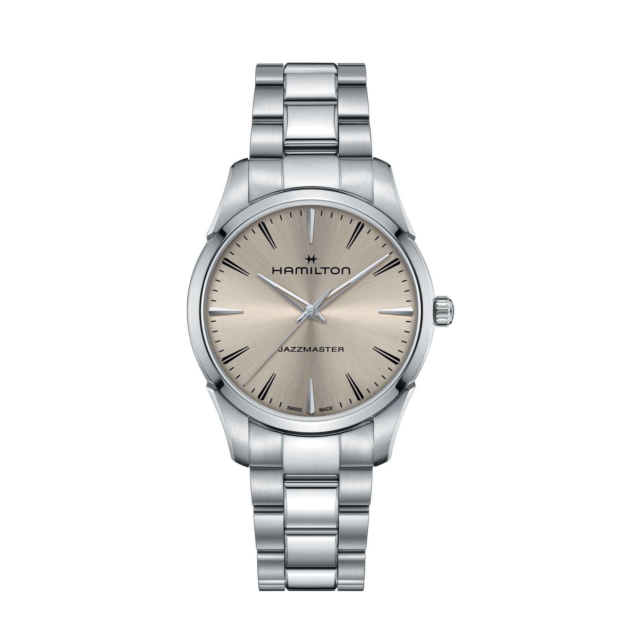 Hamilton Jazzmaster Quartz Metallic Off-White Dial 40mm H32461121