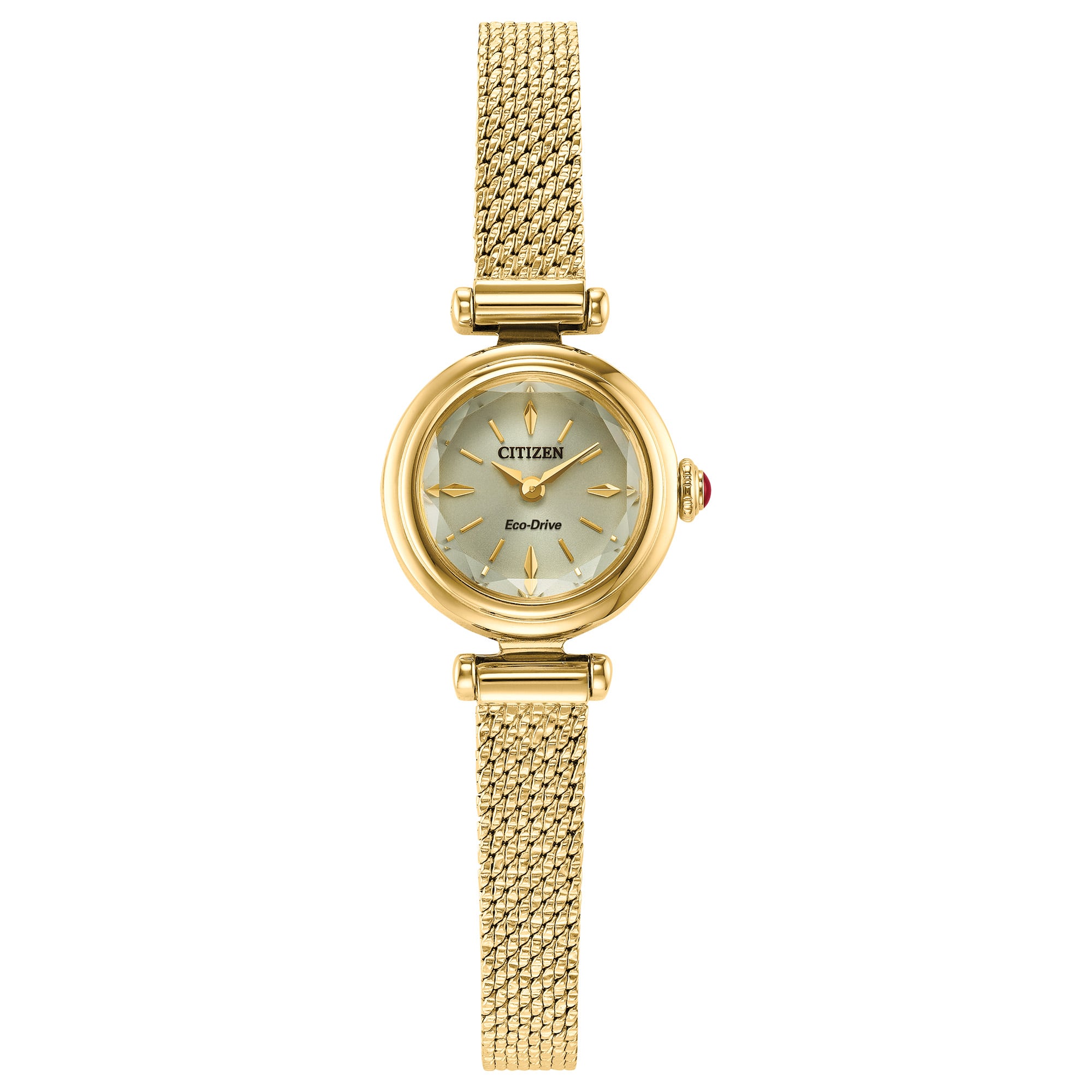 ゴールデンミーン ETERNITY ETS-86L Citizen Fio Eco Drive Gold Tone Dial EG7086-57P