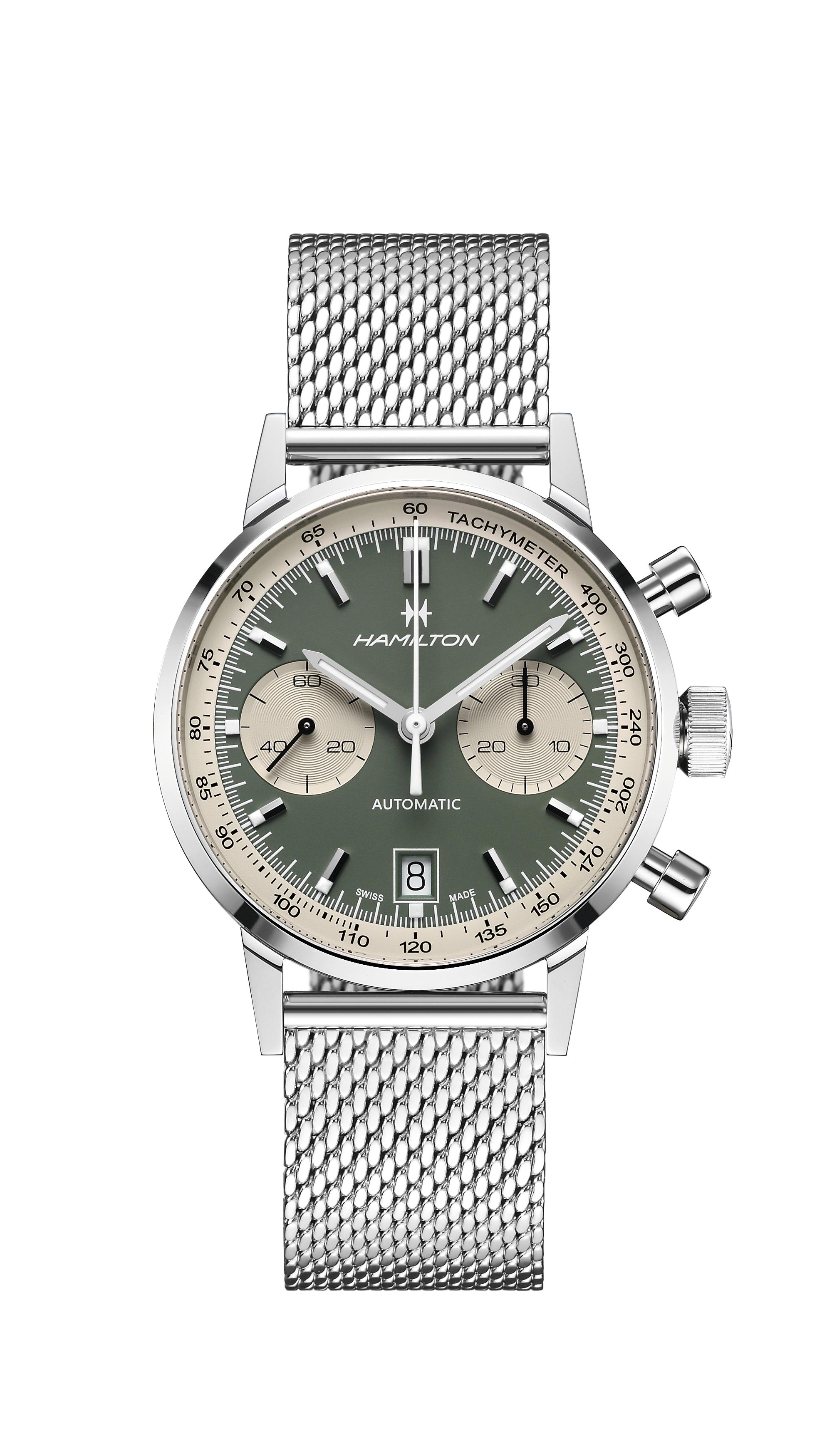 Hamilton Men's Intra-Matic Stainless Steel Watch H38416160
