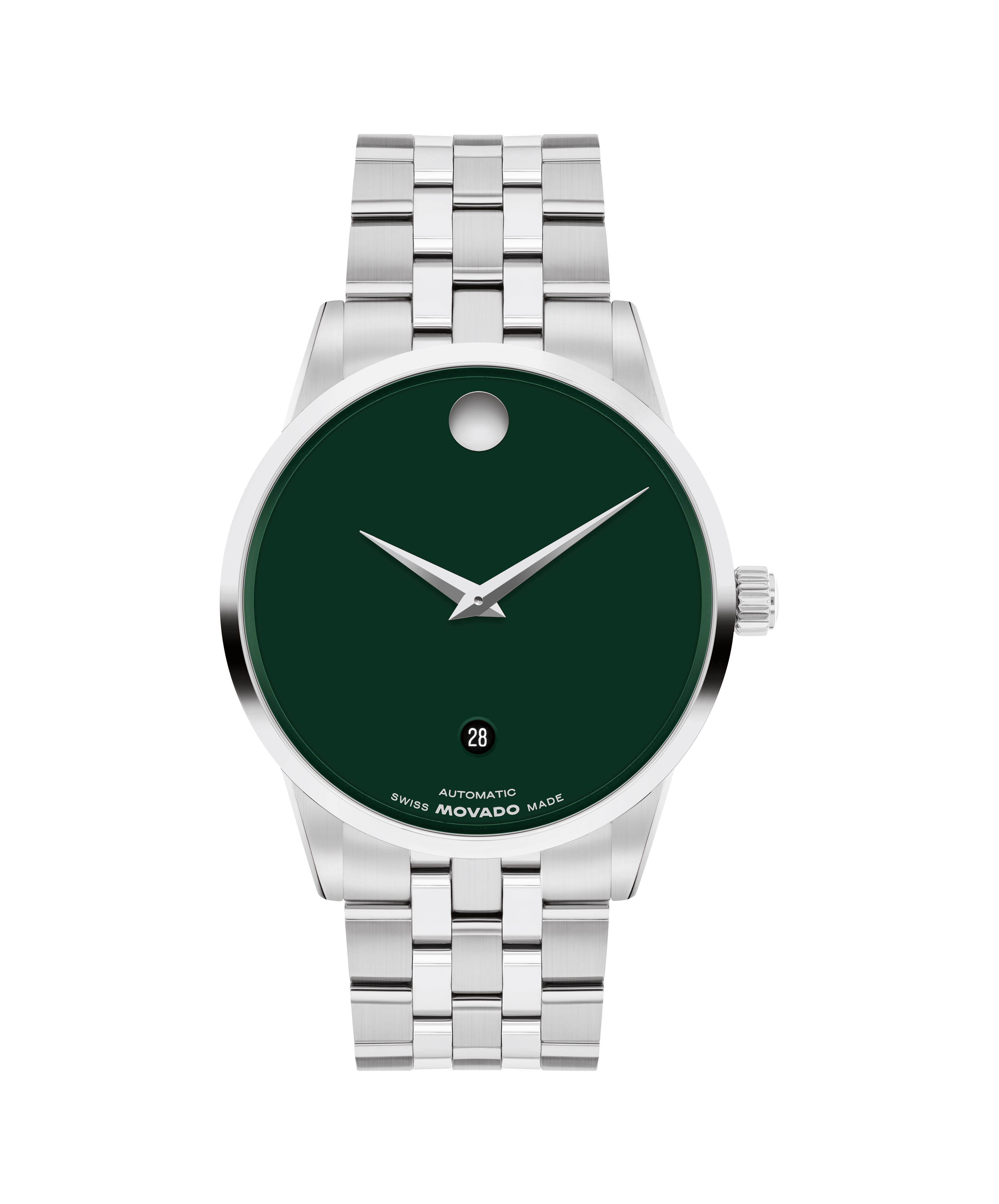 Movado Men\'s Watch Masino 607032 MOVADO Masino 40MM SS Black Dial Signature Dot Men main image 2