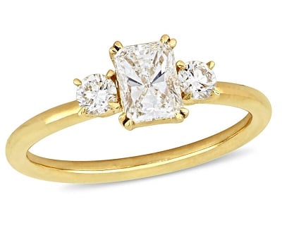 Yellow Gold Diamond Engagement Ring