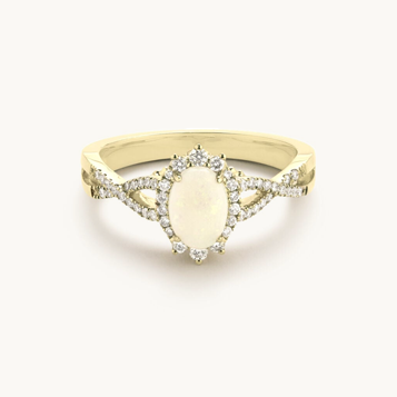 October Birthstone Opal & Pink Tourmaline