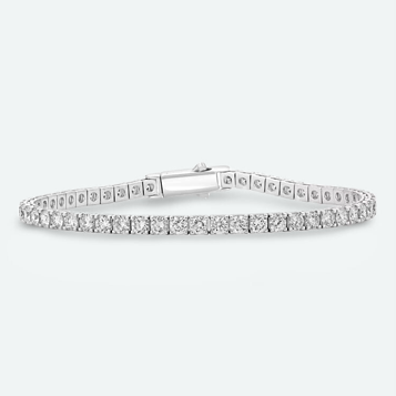 Lab Grown Diamond 6ctw. Tennis Bracelet in Sterling Silver