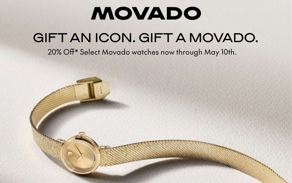 20% Off Select Movado Watches