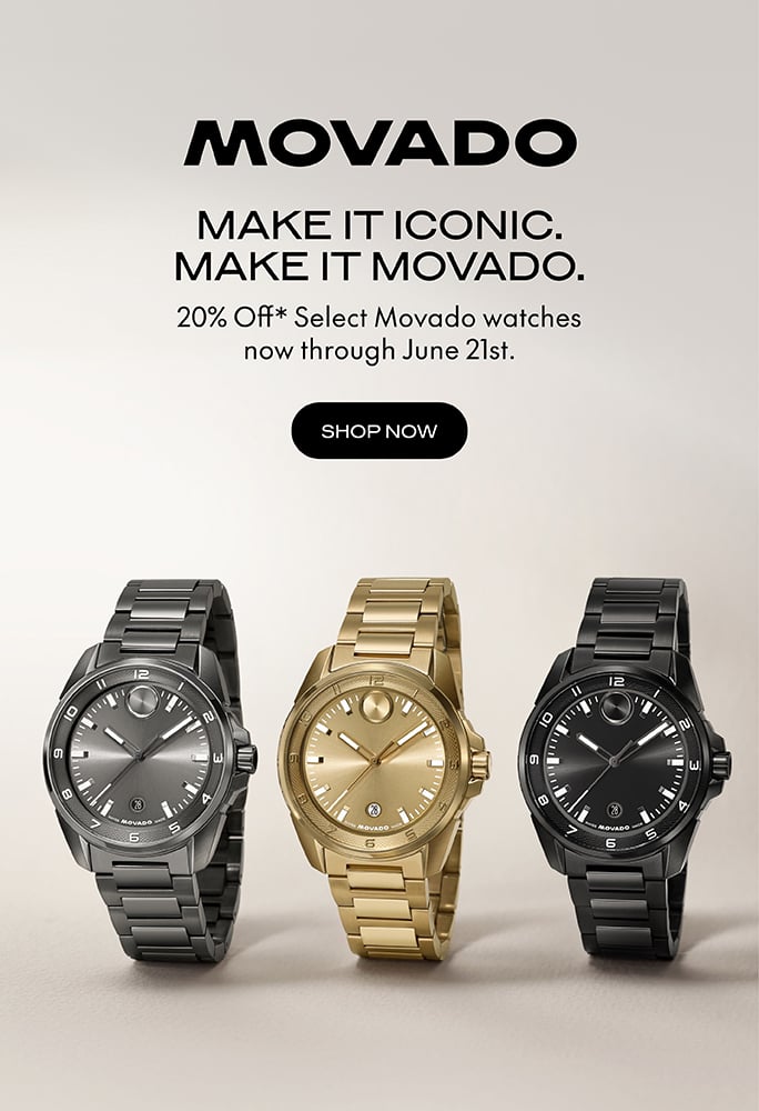 20% Off Movado Watches