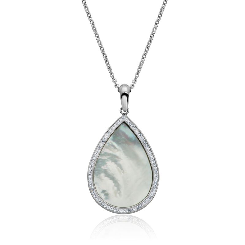 Ethiopian Blue-Hued Opal & Diamond Woven Halo Necklace