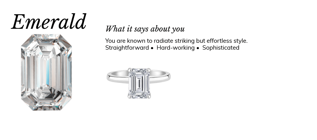 Emerald Shape Diamond Engagement Meaning