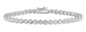 Lab Grown 2ctw. Diamond Tennis Bracelet in 14k White Gold