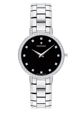 Movado Ladies' Stainless Steel Faceto Watch 0607484