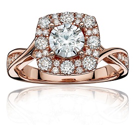 Vivian. LIMITED EDITION Diamond 1ctw. Engagement Ring