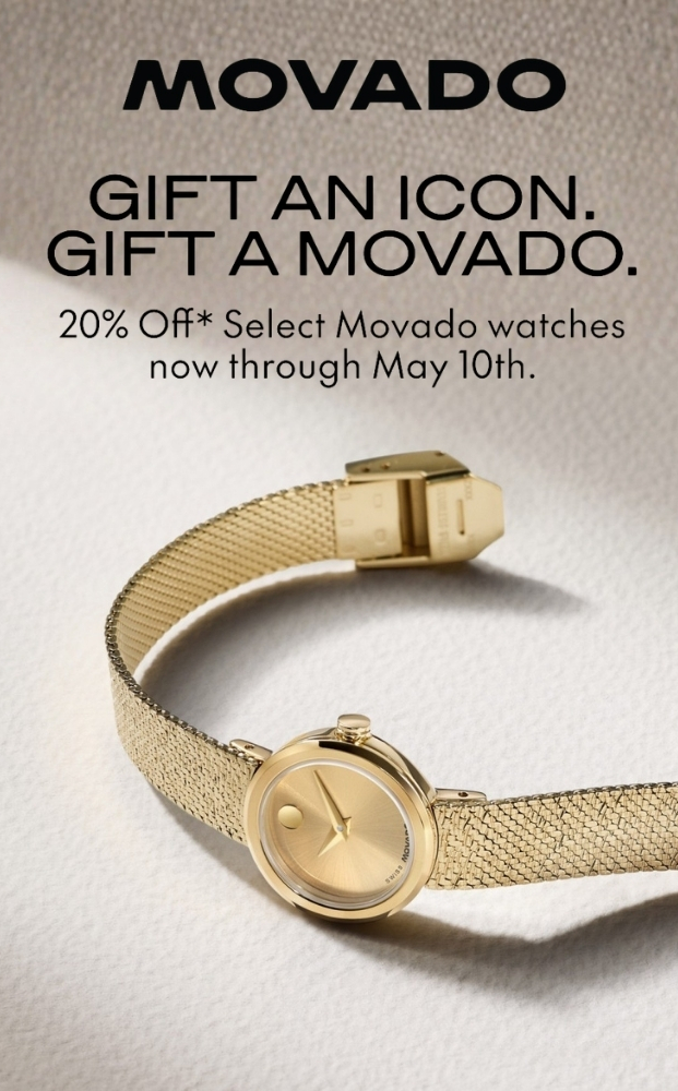 20% Off Select Movado Watches
