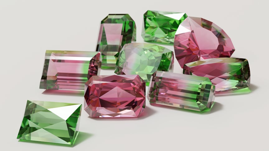 
Watermelon Tourmaline Jewelry Is This Summer’s Must-Have 

