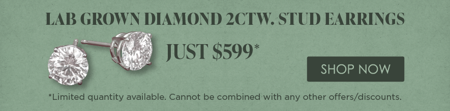 Lab Grown Diamond 2ctw. Stud Earrings $599